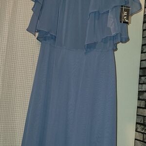 Stylish Blue Formal Women's Dress